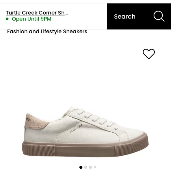 WOMEN'S FRENCH CONNECTION BECKA SNEAKERS. white leather w oatmeal cream size 6 - Picture 9 of 11